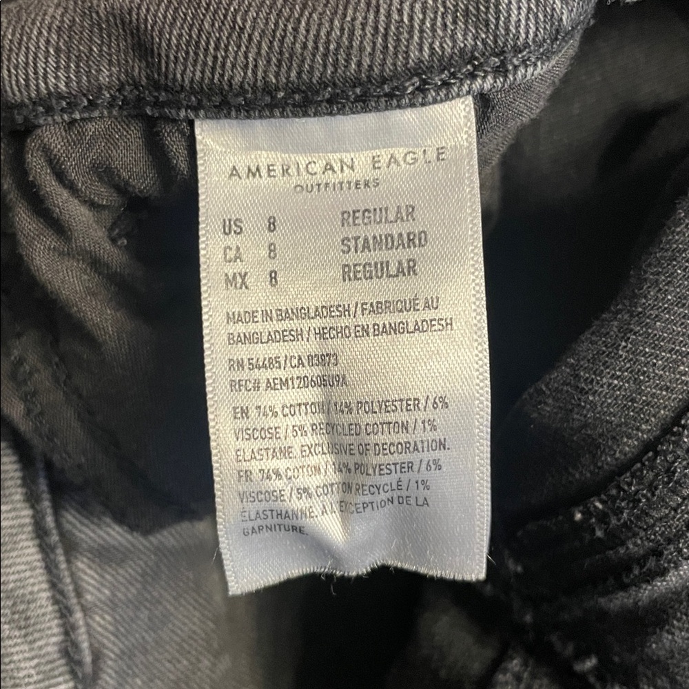 American Eagle Outfitters WoMen's Dark Gray Jeans - Picture 8 of 8